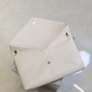 Cassandre XXL Bag 35cm White Lambskin Light GHW