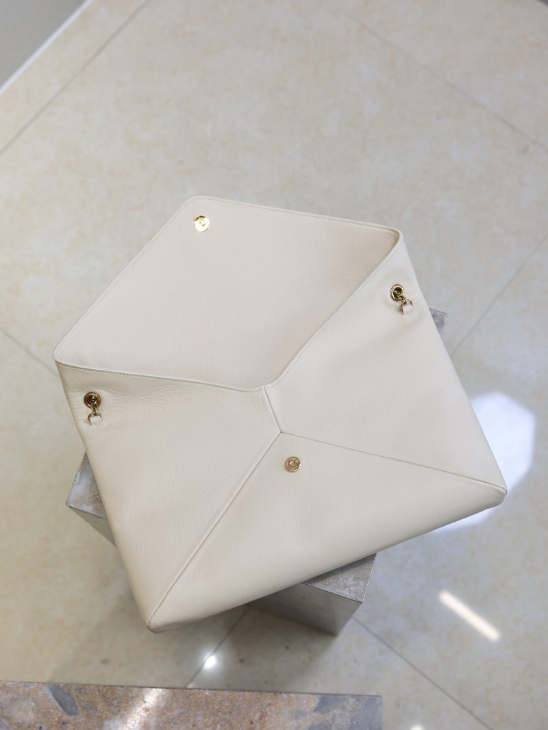 Cassandre XXL Bag 35cm White Lambskin Light GHW