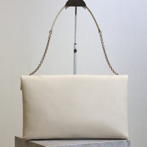 Cassandre XXL Bag 35cm White Lambskin Light GHW