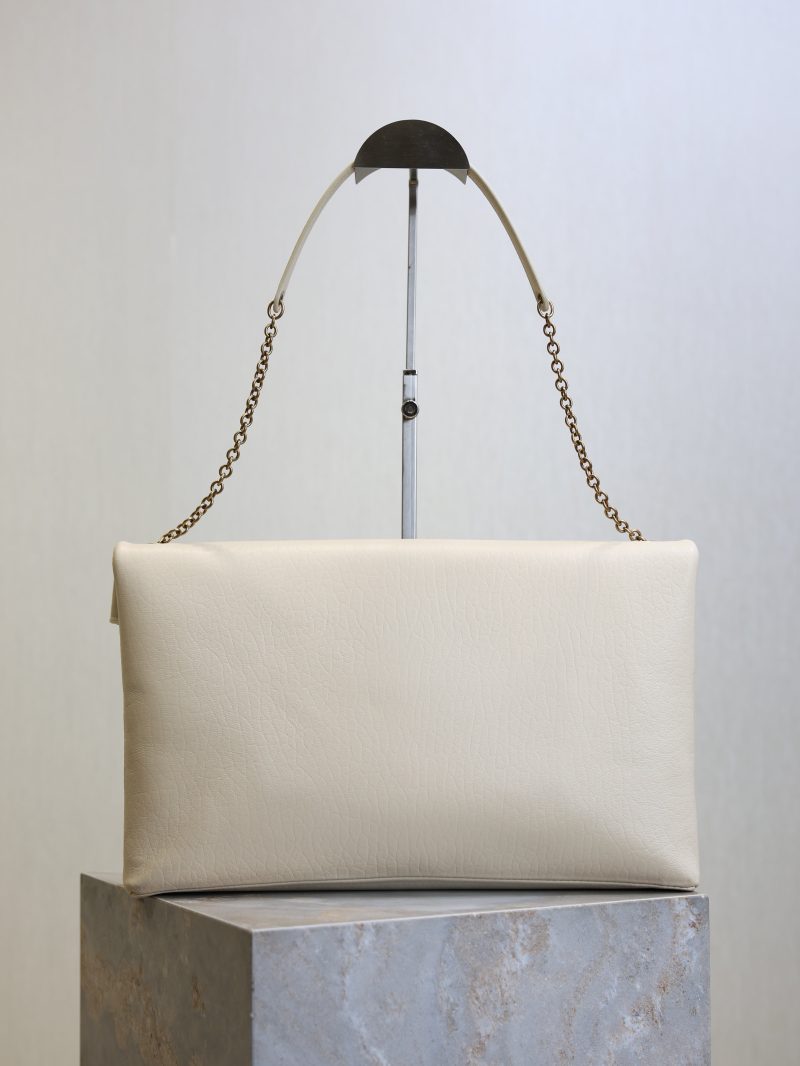 Cassandre XXL Bag 35cm White Lambskin Light GHW