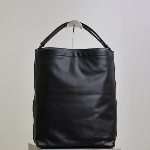 YSL Tag Hobo 31cm Black Cowhide