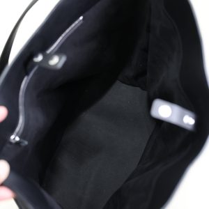 YSL Tag Hobo 31cm Black Cowhide