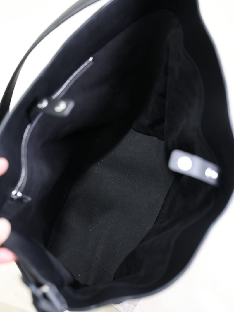 YSL Tag Hobo 31cm Black Cowhide