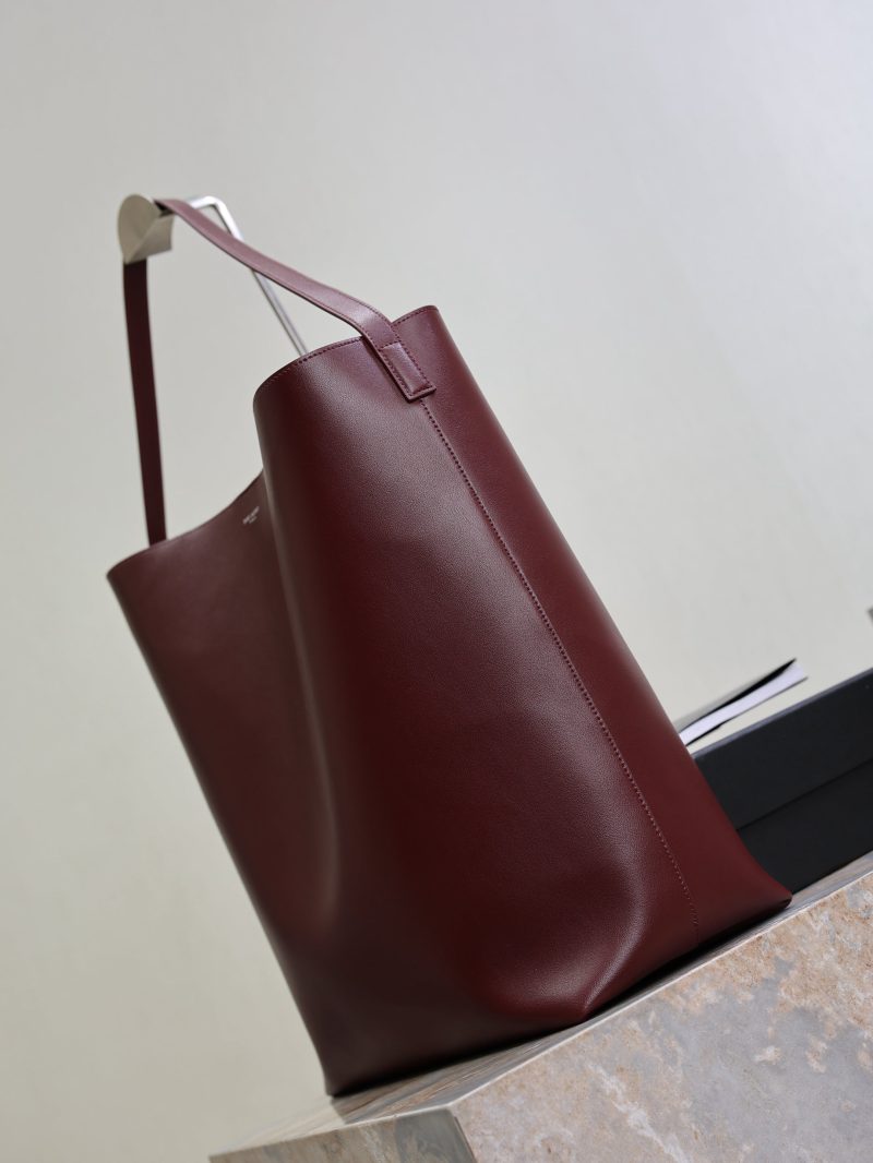 YSL Bold Hobo 37cm Burgundy Cowhide