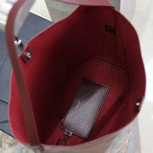 YSL Bold Hobo 37cm Burgundy Cowhide