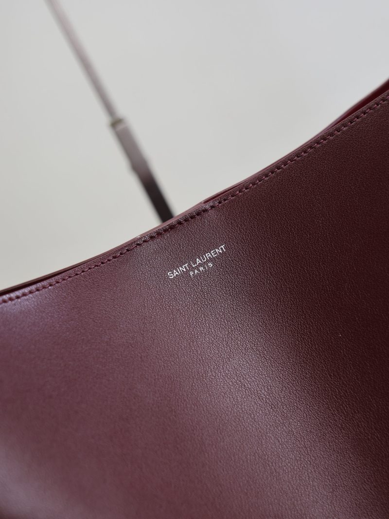 YSL Bold Hobo 37cm Burgundy Cowhide