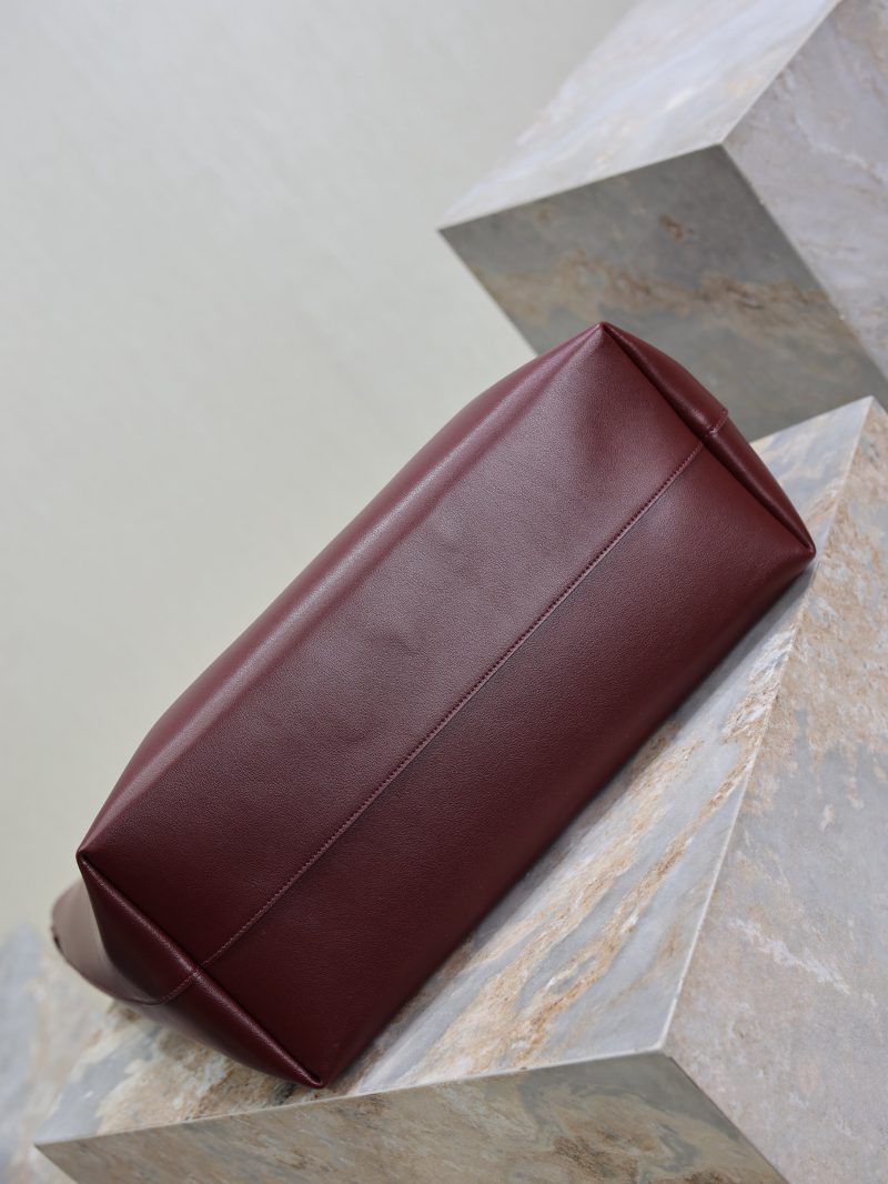 YSL Bold Hobo 37cm Burgundy Cowhide