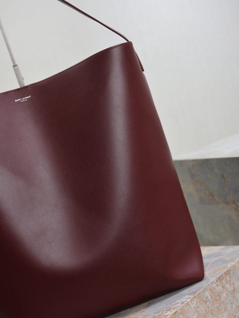 YSL Bold Hobo 37cm Burgundy Cowhide