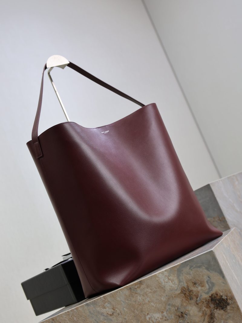 YSL Bold Hobo 37cm Burgundy Cowhide