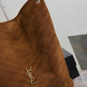 YSl Niki Supple Brown Suede