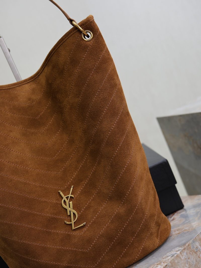YSl Niki Supple Brown Suede