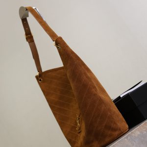 YSl Niki Supple Brown Suede