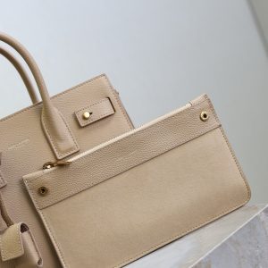 Sac De Jour Nano 26cm Beige Grain Cowhide GHW
