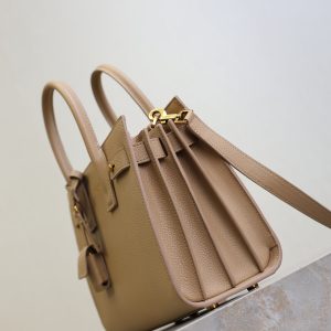Sac De Jour Nano 26cm Beige Grain Cowhide GHW