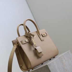 Sac De Jour Nano 22cm Beige Grain Cowhide GHW