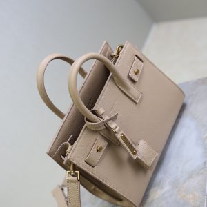 Sac De Jour Nano 22cm Beige Grain Cowhide GHW