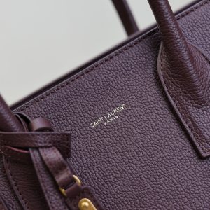 Sac De Jour Nano 32cm Dark Burgundy Grain Cowhide GHW