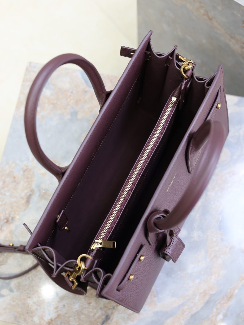 Sac De Jour Nano 32cm Dark Burgundy Grain Cowhide GHW