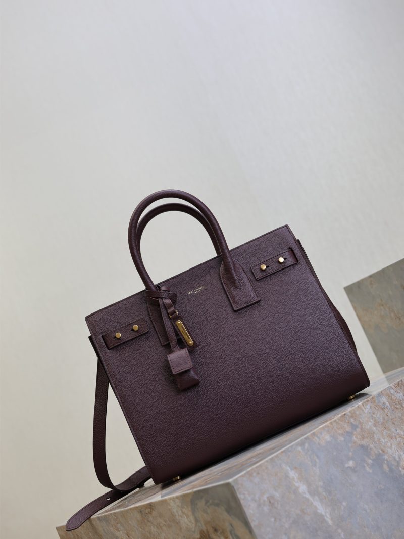 Sac De Jour Nano 32cm Dark Burgundy Grain Cowhide GHW