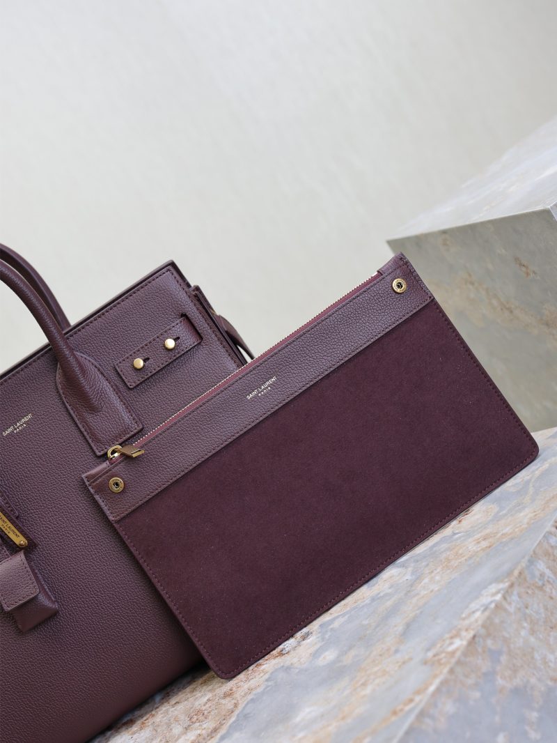 Sac De Jour Nano 32cm Dark Burgundy Grain Cowhide GHW