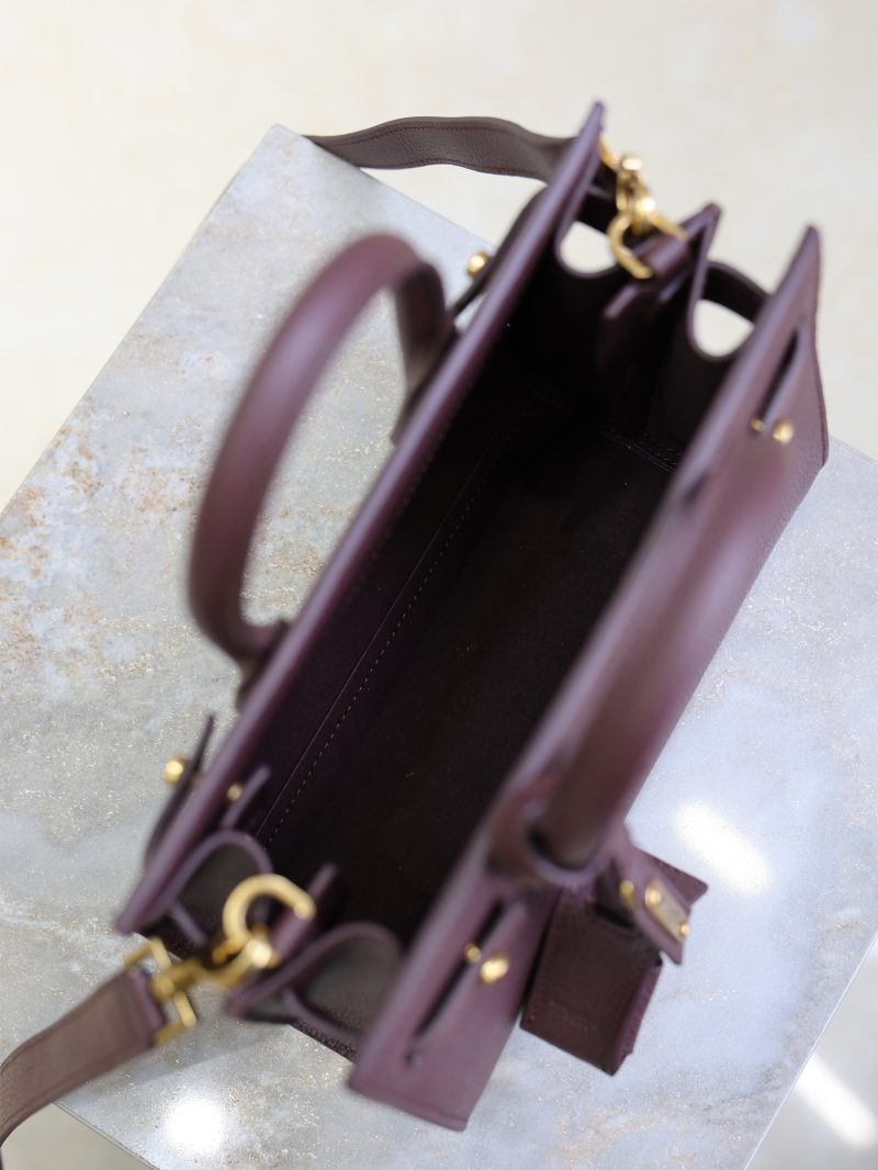 Sac De Jour Nano 22cm Dark Burgundy Grain Cowhide GHW