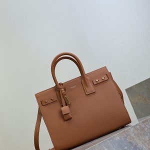 Sac De Jour Nano 32cm Brown Grain Cowhide GHW