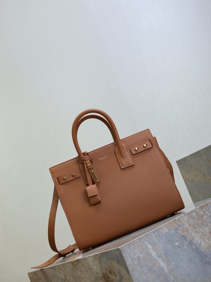 Sac De Jour Nano 32cm Brown Grain Cowhide GHW