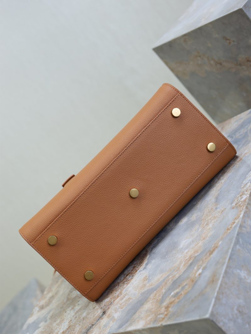 Sac De Jour Nano 32cm Brown Grain Cowhide GHW