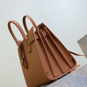 Sac De Jour Nano 32cm Brown Grain Cowhide GHW