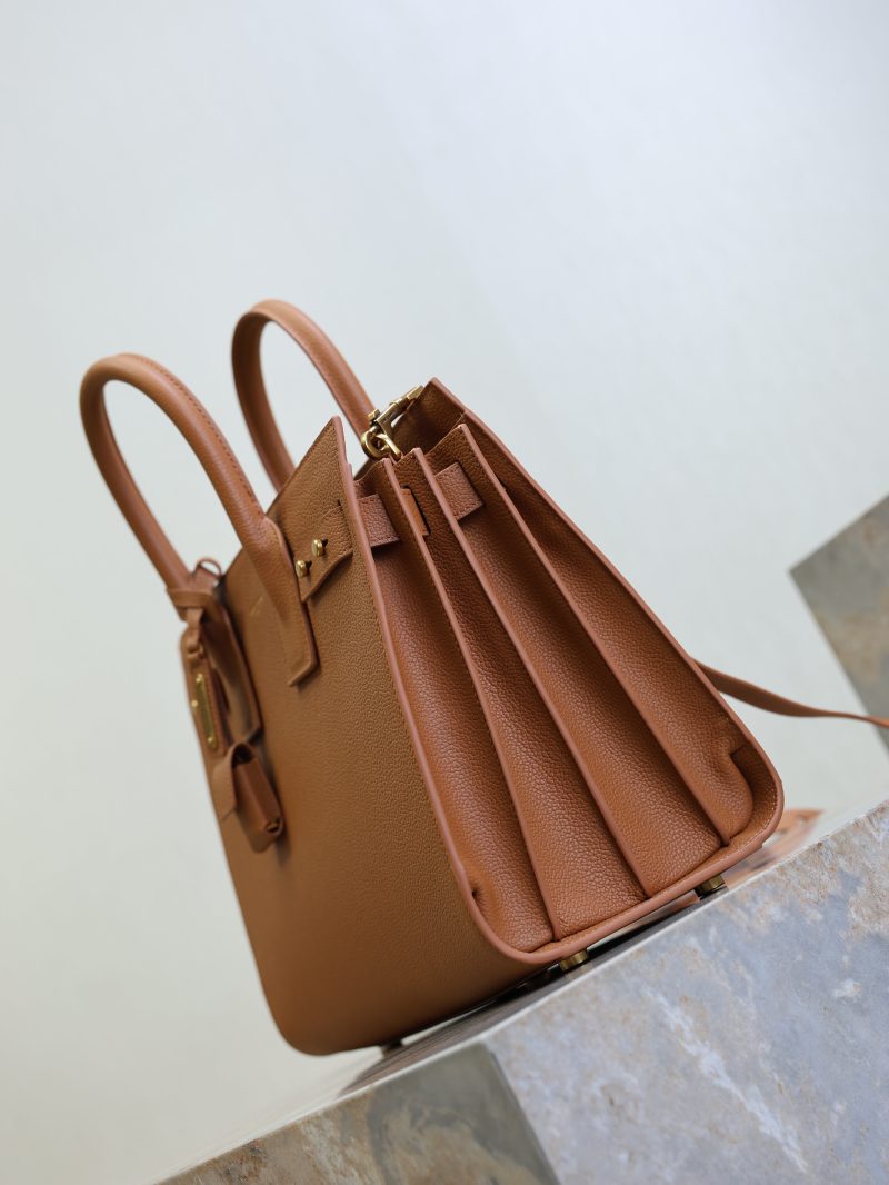 Sac De Jour Nano 32cm Brown Grain Cowhide GHW
