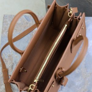 Sac De Jour Nano 32cm Brown Grain Cowhide GHW