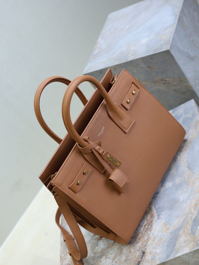 Sac De Jour Nano 32cm Brown Grain Cowhide GHW