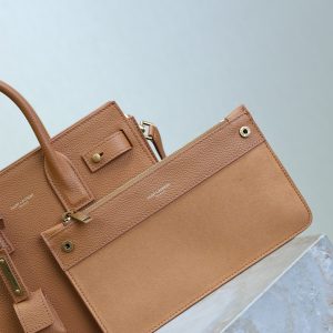 Sac De Jour Nano 26cm Brown Grain Cowhide GHW