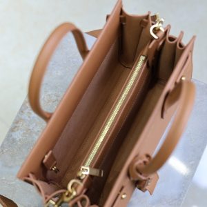 Sac De Jour Nano 26cm Brown Grain Cowhide GHW