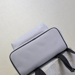 City Backpacks Light Gray Cowhide Cotton