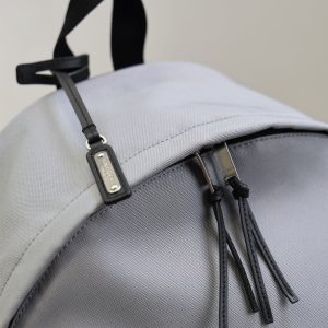 City Backpacks Light Gray Cowhide Cotton