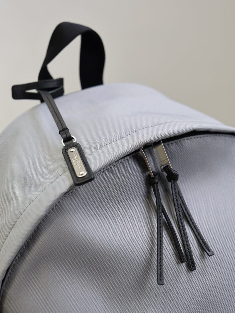 City Backpacks Light Gray Cowhide Cotton