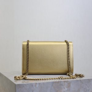 Kate Small Bag 20cm Gold Metallic Calfskin.