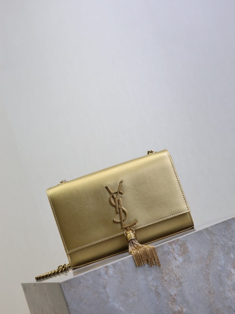 Kate Small Bag 20cm Gold Metallic Calfskin.