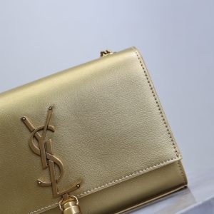 Kate Small Bag 20cm Gold Metallic Calfskin.