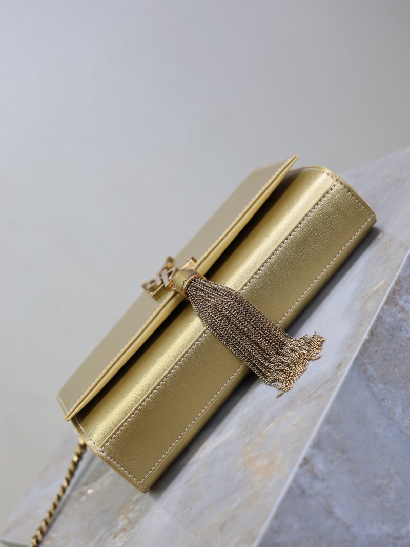 Kate Small Bag 20cm Gold Metallic Calfskin.