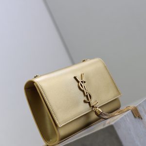 Kate Small Bag 20cm Gold Metallic Calfskin.