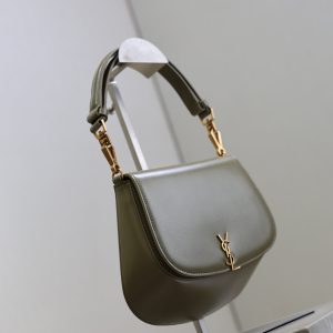 Mini Voltaire 21cm Olive Green Calfskin GHW