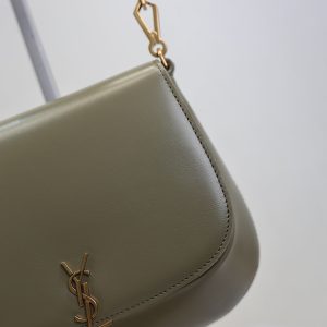 Mini Voltaire 21cm Olive Green Calfskin GHW