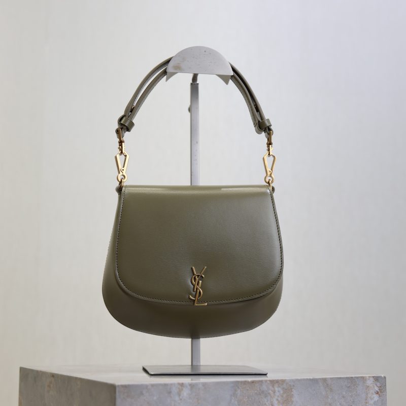 Mini Voltaire 21cm Olive Green Calfskin GHW