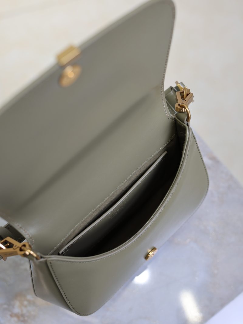 Mini Voltaire 21cm Olive Green Calfskin GHW