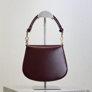 Mini Voltaire 21cm Burgundy Calfskin GHW