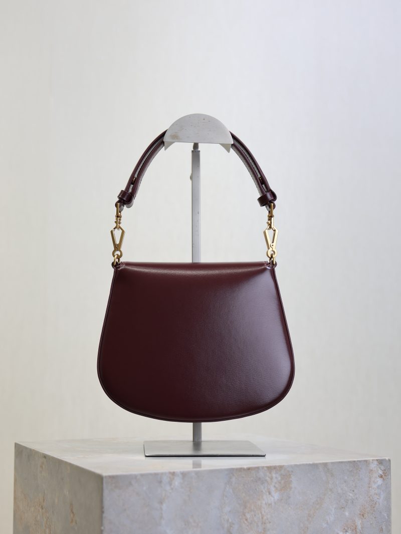 Mini Voltaire 21cm Burgundy Calfskin GHW