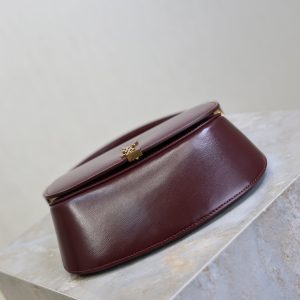 Mini Voltaire 21cm Burgundy Calfskin GHW