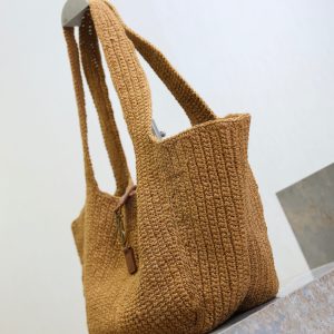 Le 5 À 7 Bea 50cm Brown Rope Woven Leather